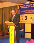 José Manuel López Fernández, presidente de Kiasa, presentó el acto de entrega de premios