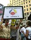 Los empleados de A3 se manifestaron ayer, miércoles, en Madrid