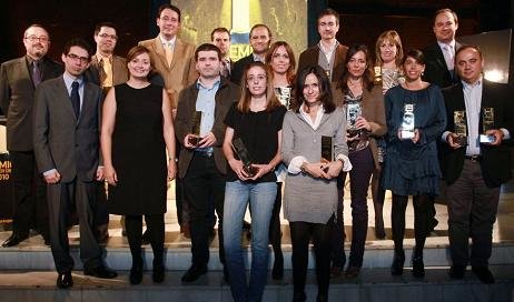 En la imagen, los ganadores de los 13 galardones