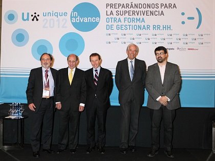 
Emilio Butragueño, Tomás Zumárraga, Genís Roca y Ramón Sabella 