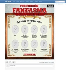 Clicknaranja anima "Promoción Fantasma" en Facebook y Tuenti