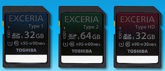 Toshiba lanza la gana de tarjetas SD más rápidas del mercado