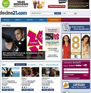 Decine21.com renueva su diseño e incorpora nuevas funcionalidades interactivas