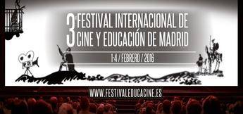 La 3ª Edición de EDUCACINE, Festival Internacional de Cine y Educación de Madrid, se celebrará del 1 al 4 de febrero