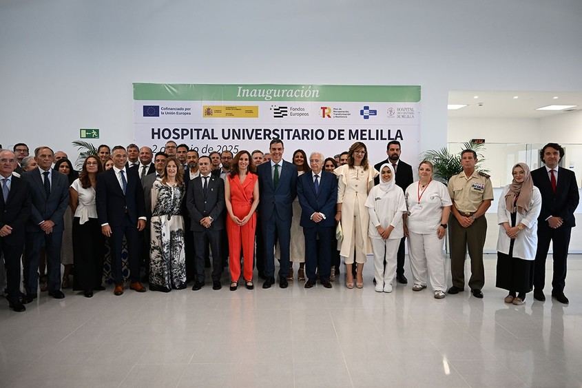 Sánchez destaca la inversión en sanidad pública durante la inauguración del nuevo hospital en Melilla