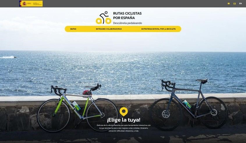 Nueva web ofrece más de 11.500 km de rutas ciclistas en España para impulsar el cicloturismo