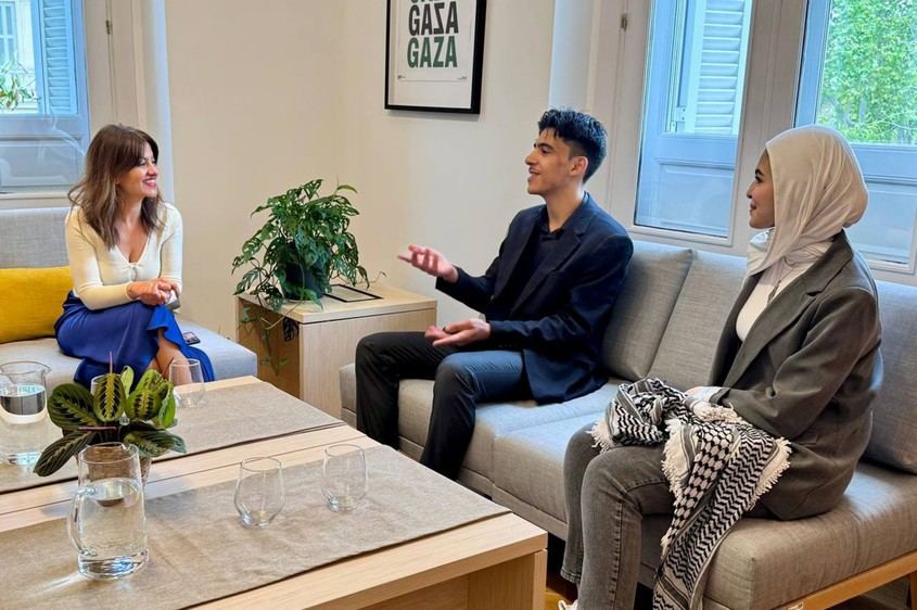 Compromiso del Ministerio de Juventud con la infancia palestina