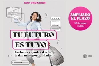 Educación extiende el plazo para solicitar becas hasta el 30 de mayo