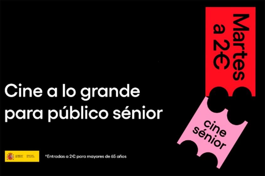 Cine Sénior regresa con entradas a 2 euros para mayores de 65 años en 397 salas