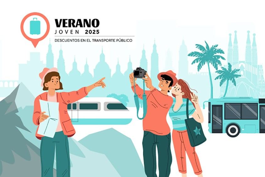 Descuentos de hasta el 90% en transporte para jóvenes este verano