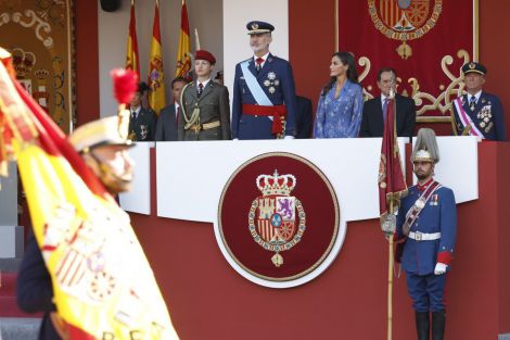 Así ha sido el debut militar de Leonor en el desfile de la Fiesta Nacional