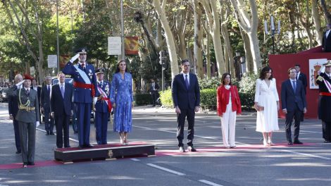 Escándalo en el desfile de la Fiesta Nacional