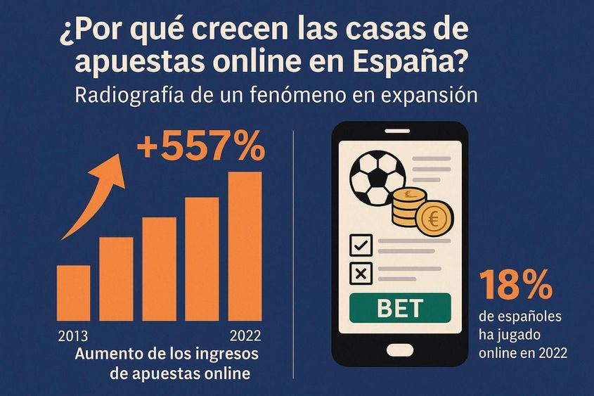 ¿Por qué crecen las casas de apuestas online en España? Radiografía de un fenómeno en expansión