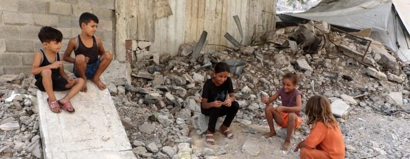 Niños de Gaza claman por su derecho a la educación en medio de la guerra