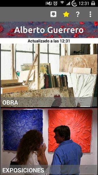 Nueva APP del proyecto ArtAndAPPs: El artista madrileño Alberto Guerrero