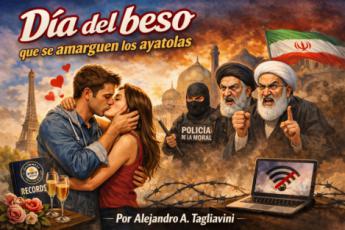 Día del beso, que se amarguen los ayatolas