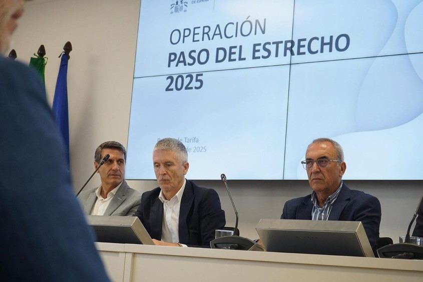 Aumento histórico en el tránsito de la Operación Paso del Estrecho, según Grande-Marlaska