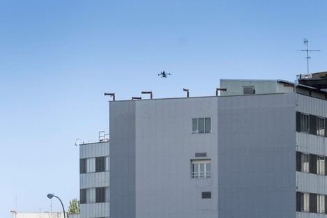 ITG prueba un dron para transportar suministros médicos entre hospitales en Madrid