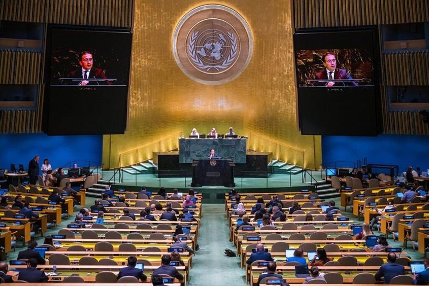 Albares aboga por el reconocimiento de Palestina en la ONU por justicia y paz