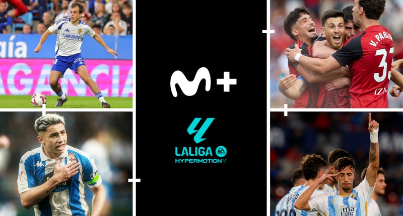 LALIGA HYPERMOTION llega a todos los suscriptores de Movistar Plus+