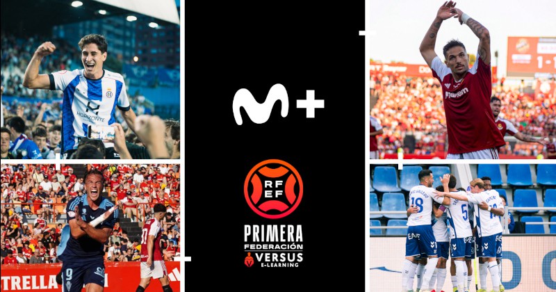 Movistar Plus+ transmitirá 10 partidos por jornada de la Primera Federación