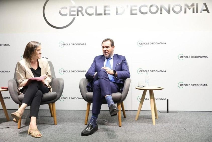 Óscar Puente resalta el avance del Corredor Mediterráneo con un 83% de su trazado completado