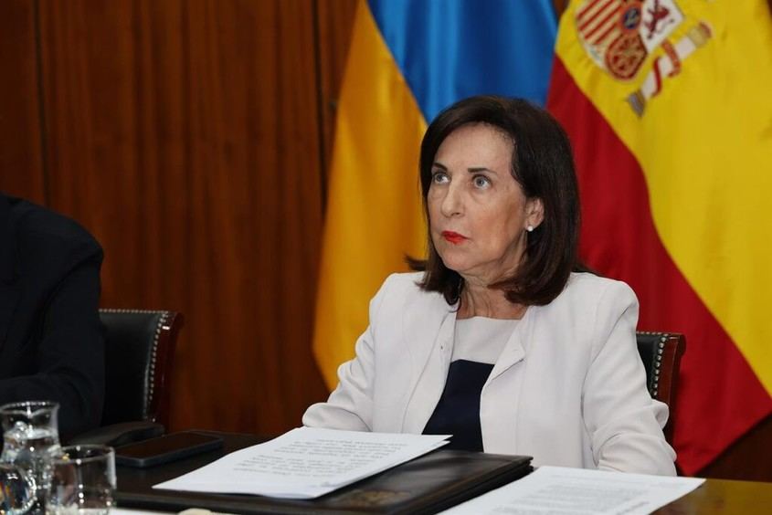 Robles reafirma el apoyo de España a Ucrania en reunión virtual del Grupo de Contacto